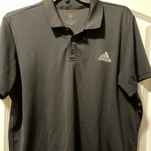 Men’s Adidas XL polo black shirt aeroready